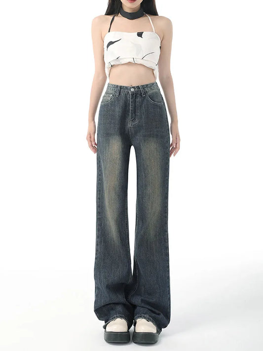 Mei Washed Flare Jeans