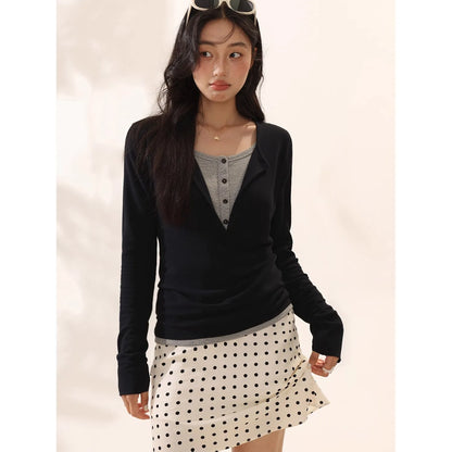 Nari Layered Henley Top