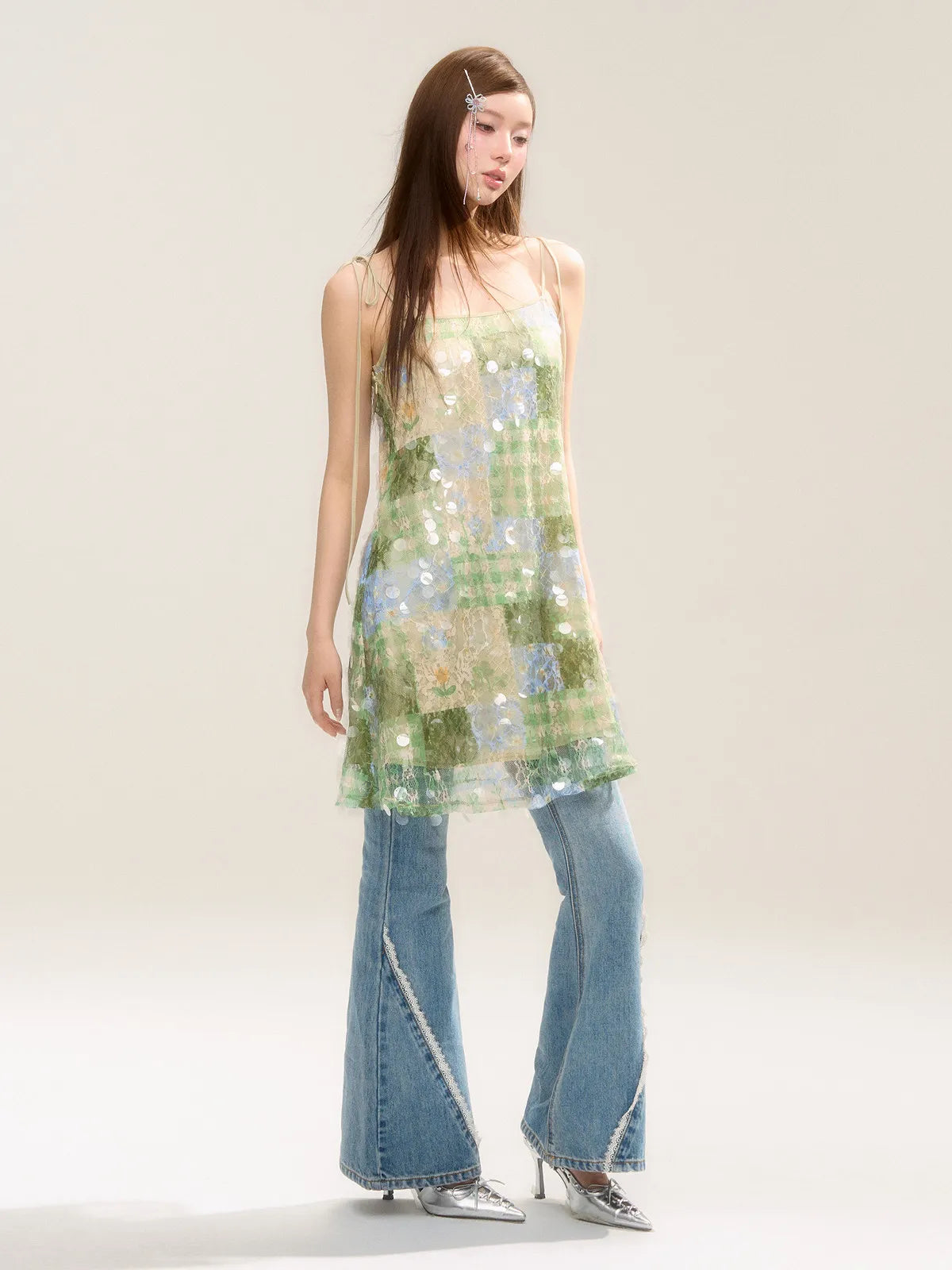 Sora Sequin Slip Dress