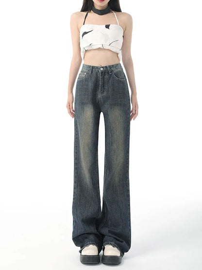 Mei Washed Flare Jeans